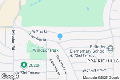 Map image of the property - 3306 W 71st Terrace
