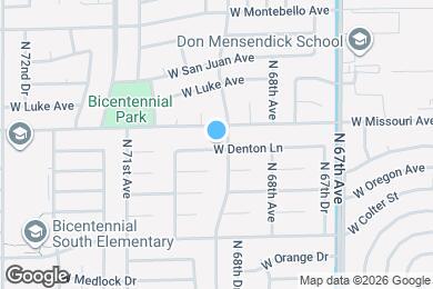 Map image of the property - 6908 W Denton Ln