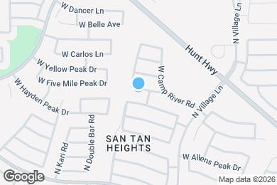 Map image of the property - 2879 W Five Mile Peak Dr