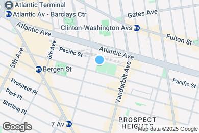 Map image of the property - 595 Dean St