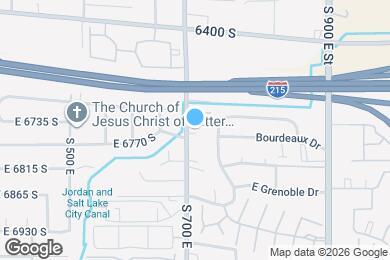 Map image of the property - 6755 S 700 E