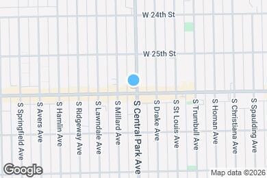 Map image of the property - 3600 W 26th St