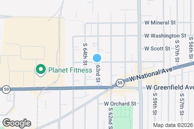 Map image of the property - 1301 S 63rd St