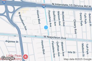 Map image of the property - Belle Oak Apartments