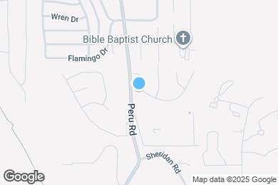 Map image of the property - 850 Hawkeye Dr