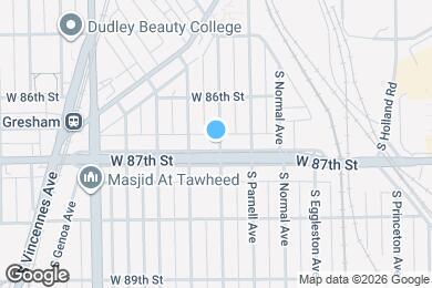 Map image of the property - 600 W 87th St