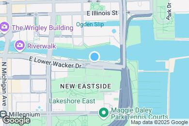 Map image of the property - 454 E Wacker Dr