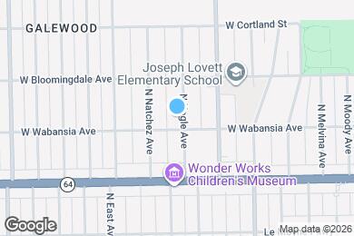 Map image of the property - 1712 N Nagle Ave