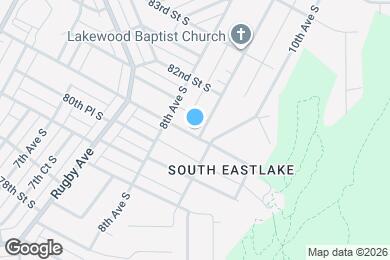 Map image of the property - 8104 9th Ave S