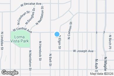 Map image of the property - 5815 N Elgin St