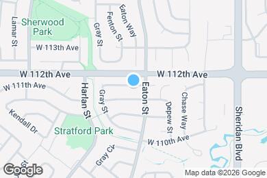 Map image of the property - 5730 W 111th Pl