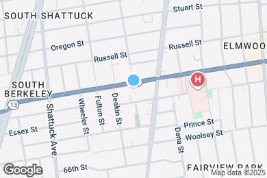 Map image of the property - 2298 Ashby Ave
