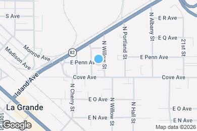 Map image of the property - 2006 E Penn Ave