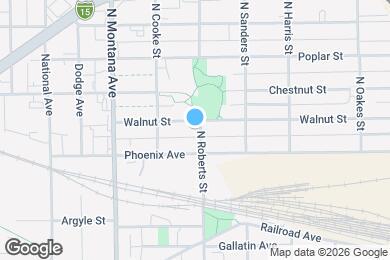 Map image of the property - 1706 N Roberts St