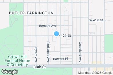 Map image of the property - 411 W 40th St