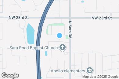 Map image of the property - 10625 NW 20th St