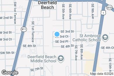 Map image of the property - 340 SE 3rd Ct