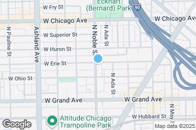 Map image of the property - 1513 W Erie St