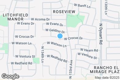 Map image of the property - 13355 W Crocus Dr