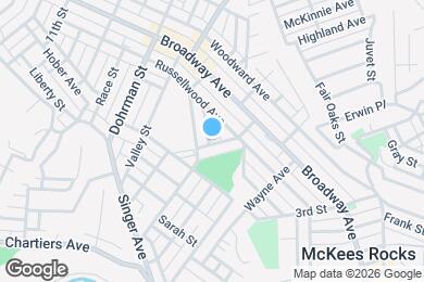 Map image of the property - 500 Marwood Ave