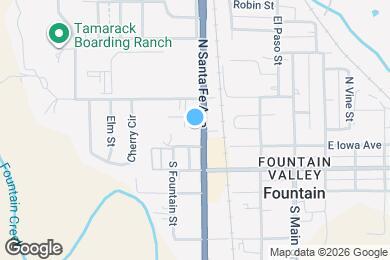 Map image of the property - 303 N Santa Fe Ave