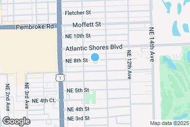 Map image of the property - 822 NE 8th St