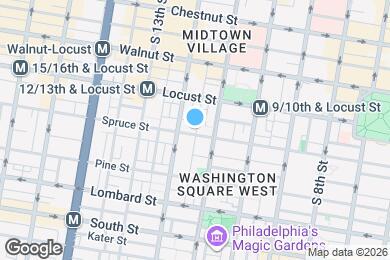 Map image of the property - 1121 Spruce St