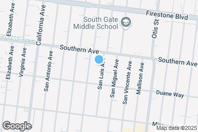 Map image of the property - 9305 San Luis Ave