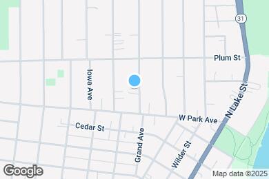 Map image of the property - 430 Grand Ave