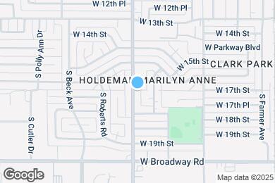 Map image of the property - 1703 S Hardy Dr