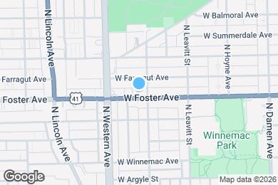 Map image of the property - 2308 W Foster Ave