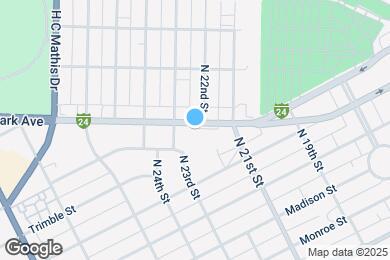 Map image of the property - 2208 Park Ave