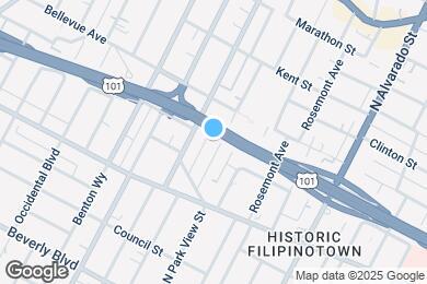 Map image of the property - 451 N Coronado St