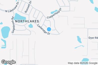 Map image of the property - 2825 Cedaridge Dr