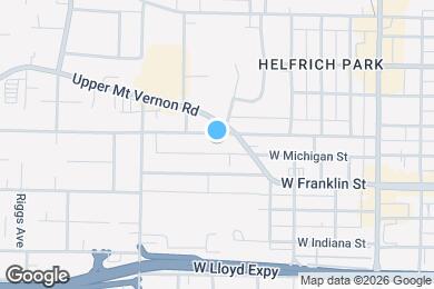 Map image of the property - 2710 W Virginia St