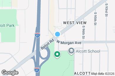 Map image of the property - 9915 W Beloit Rd