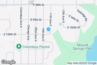 Map image of the property - 9936 11th Ave S