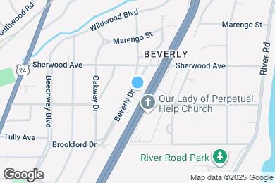 Map image of the property - 3445 Beverly Dr