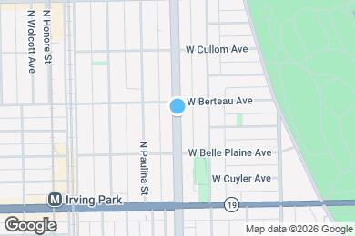 Map image of the property - 4153 N Ashland Ave