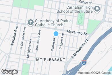 Map image of the property - 4256 Nebraska Ave