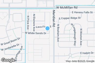 Map image of the property - 96 W White Sands Dr
