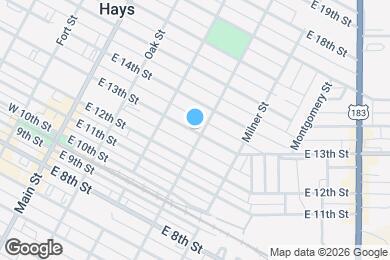 Map image of the property - 317 E 13th St