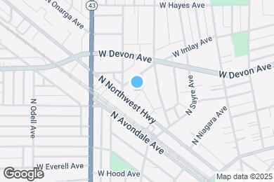 Map image of the property - 6269 N Northwest Hwy