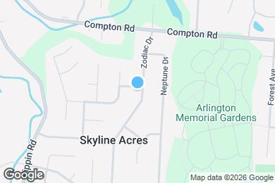Map image of the property - 8879 Zodiac Dr