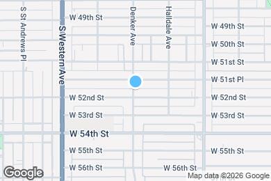 Map image of the property - 5158 Denker Ave