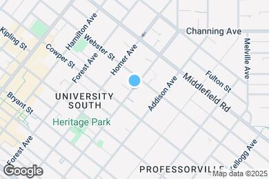 Map image of the property - 564 Channing Ave