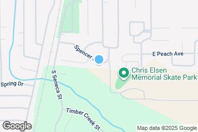 Map image of the property - 411 E Spencer Dr