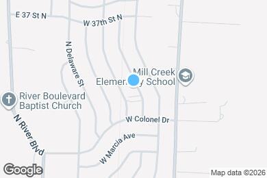 Map image of the property - 3304 N Spring St