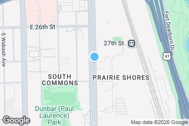 Map image of the property - 2851 S Martin Luther King Dr