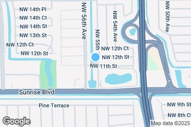 Map image of the property - 1101 NW 55th Ave